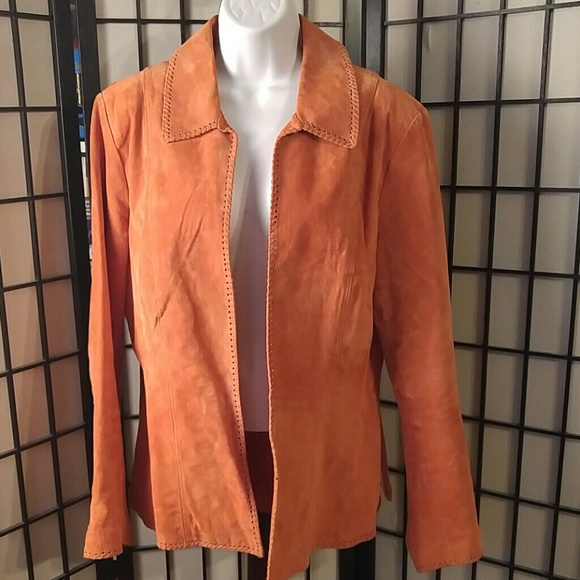 Coldwater Creek Rust Suede Jacket - image 1