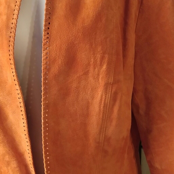 Coldwater Creek Rust Suede Jacket - image 2