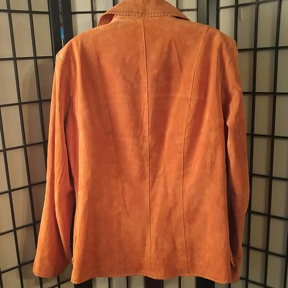 Coldwater Creek Rust Suede Jacket - image 3