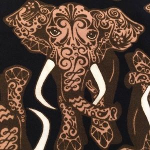 🦄UNICORN🦄 🐘Lularoe Mosaic Elephant Leggings🐘