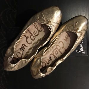Sam Edelman Felicia Gold Leather