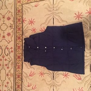 A blue vest