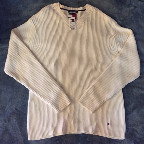 Men's Tommy Hilfiger White Sweatshirt