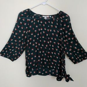 **FLASH SALE** Boden dark green blouse with cami