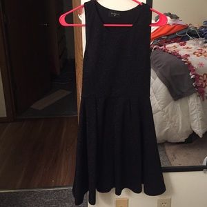 Black skater dress