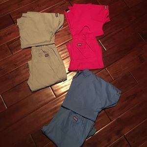 3 sets of Cherokee scrubs