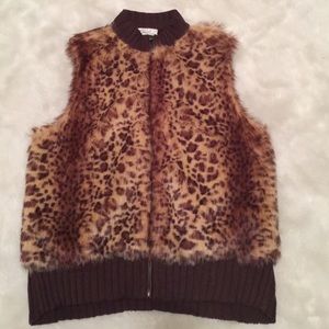 Leopard Fur Vest