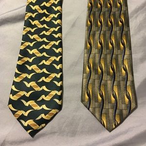 Alex Originals handmade ties. Bundle of two