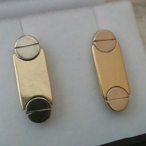 Yellow gold earring 14k