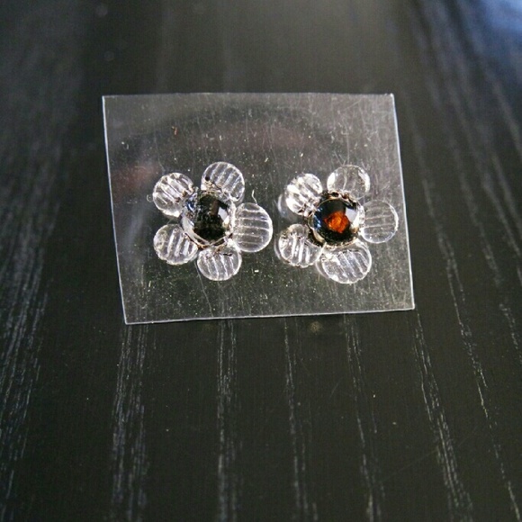 ⚡SALE⚡🌻Flower shaped glass earrings from Mexico - Picture 1 of 3