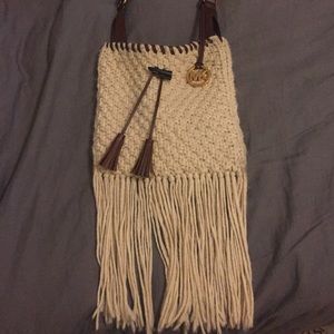 Michael Kors boho Knit Bag!!