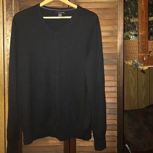 Banana republic silk V-neck long sleeve