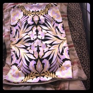 Fun floral pencil skirt