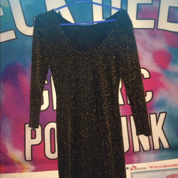 Gold and Black Bodycon