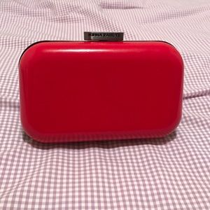Cute Red Kirna Zabete box clutch