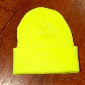 Neon Yellow Beanie