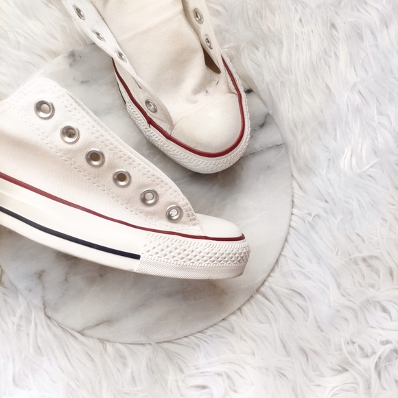 Converse Shoes - • Converse • White Chuck Taylors