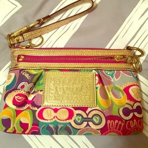 Coach Poppy wristlet!