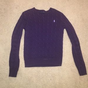 Purple Ralph Lauren Sweater
