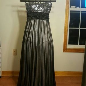 Strapless gown