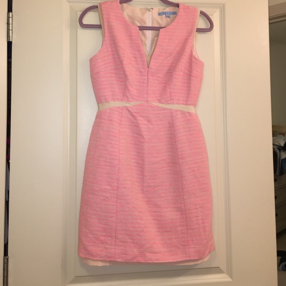 Pink tweed Antonio Melani dress