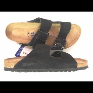 Brand new SUEDE Birkenstock. US 8.5-9.5/EU 40.