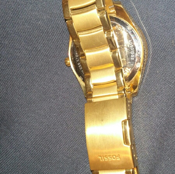 FOSSIL ladies gold watch