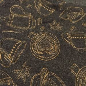 BNWT LuLaRoe OS one size leggings coffee tea