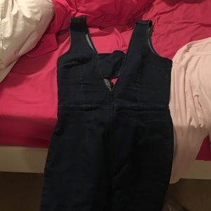 BEBE denim dress