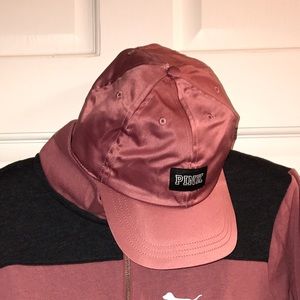 PINK VICTORIA SECRET SATIN HAT NWT