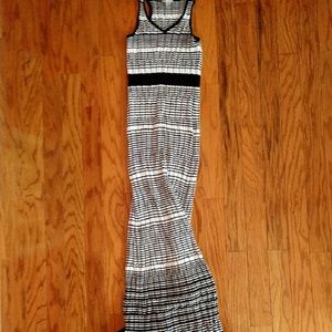 LOFT Ribbed Knit Racerback Maxi Dress