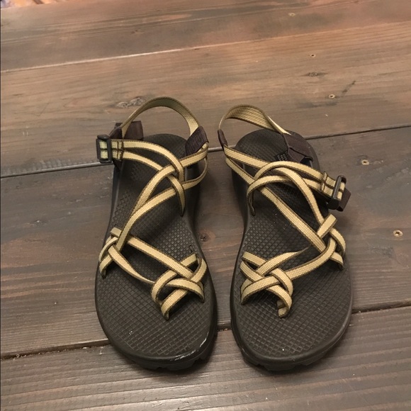 Barely Worn Green Chaco Sandles