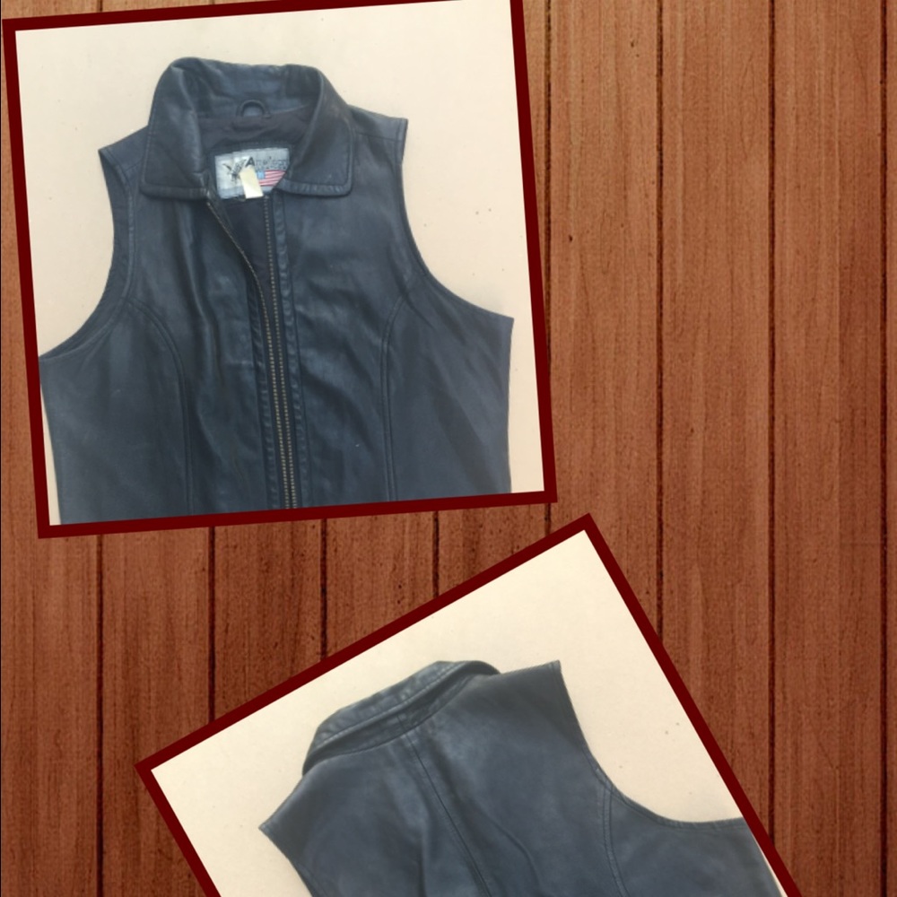 ⚡️⚡️FLASH SALE⚡️⚡️100% Leather vest❤️️