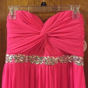 Hot Pink Prom Dress