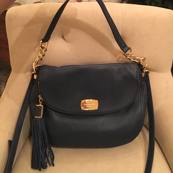 MICHAEL Michael Kors Handbags - Michael Kors Navy Blue crossbody and shoulder bag