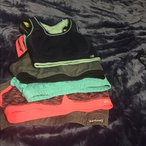 Bundle of 5 fit like medium sports bra