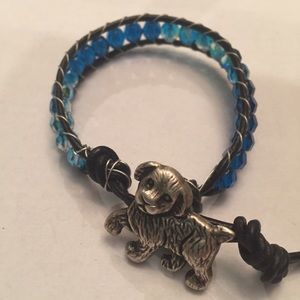 Handmade leatherwrap bracelet