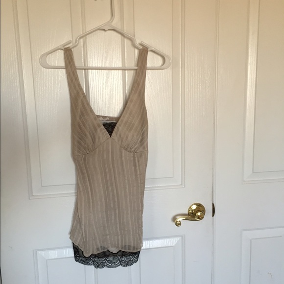 White House black market tan tank top - Picture 3 of 4