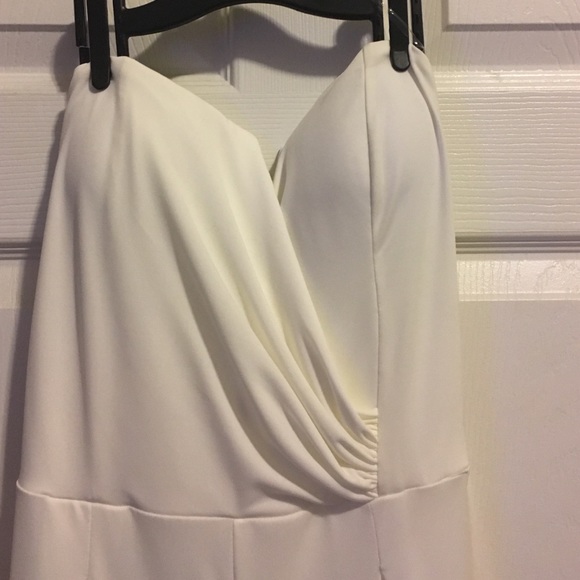 White Sleeveless Jumpsuit