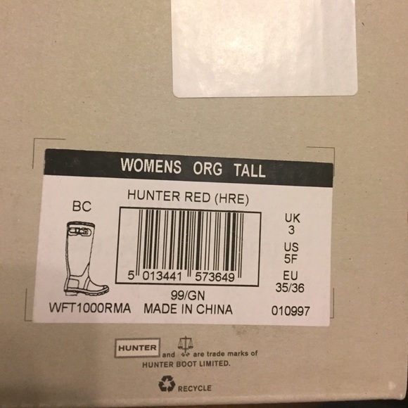 Hunter Original Tall Rain Boots - Picture 3 of 3