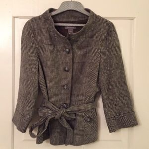 Ann Taylor Brown and Tan Blazer