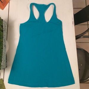 Lululemon Blue Teal Tank Size 4/6