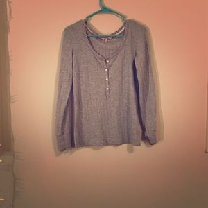 Victoria Secret GrayButton Shirt