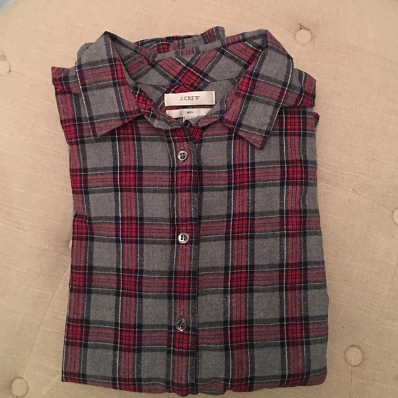 Jcrew plaid boy shirt!
