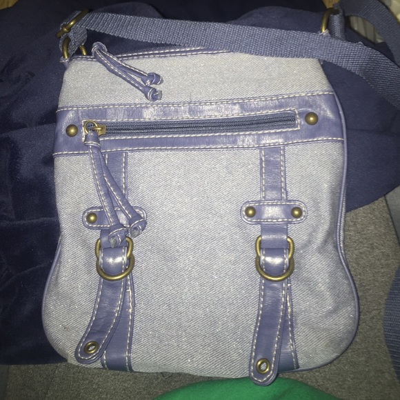 Denim cross body