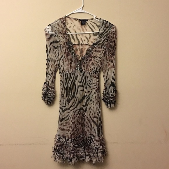 Long sheer dressy shirt
