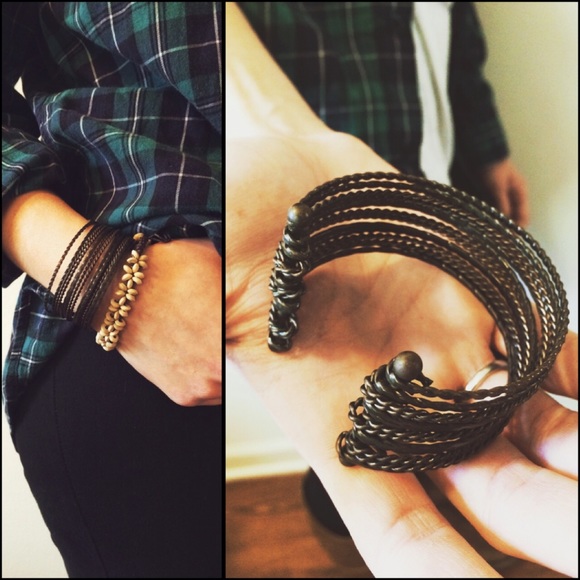 Vintage Jewelry - Vintage Dark Bronze Bracelet