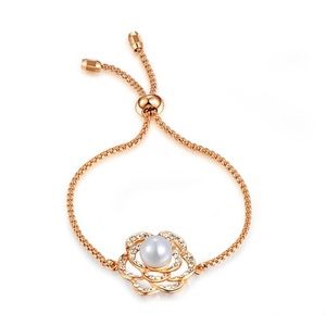 Floral Slip and Pull Bracelet