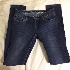 Low rise skinny jeans!