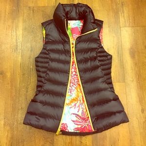 LILLY PULITZER Allie packable vest!!